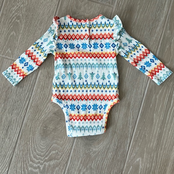 Old Navy Girls Holiday Matching Set for 3-6 Months - Picture 2 of 5